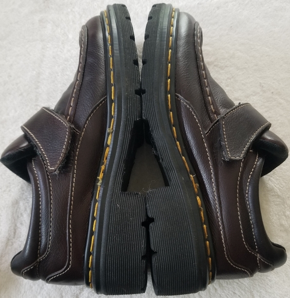 Doc Martens dark brown velcro strap shoes 9288 - Picture 3 of 9